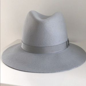 Rag & Bone powder blue hat fedora